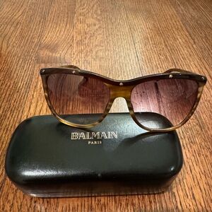 Balmain Tortoise Shell Sunglasses